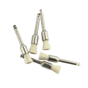 5 pcs Dental Polishing Brush Cylindrical Goat Hair for Micromotor Soft Brush for Polishing Natural and Ceramic Teeth 2