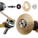 5 pcs Ensemble de fixation universel pour perceuse Pour mandrin de 10 mm Adaptateur avec pointe Flasque Rondelle Clés de service Montage des disques 4