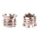 5 pcs Metal Screws and Nuts for Camera 1/4 and 3/8 Conversion Screws for Tripods, Monopods and Photography Accessories 3