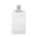 5 pcs Sacs en plastique rechargeables pour crèmes avec fermeture 100 ml emballage transparent pour cosmétiques pour voyager et conserver des liquides et des crèmes 1