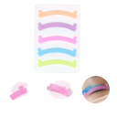 5 pcs Tige en silicone pour lifting des cils Outil souple et flexible pour permanente des cils Fixation et modelage des cils recourbés Bâtonnets colorés 4