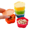 5 pezzi Mini squeeze bottiglie 3,5 × 7,5 × 6,5 cm Contenitori in plastica per spezie e condimenti Bottiglie portatili per salse Cibo Snack Viaggio 2