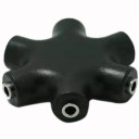 5-ports 3,5-jack hovedtelefonsplitteradapter 2