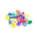 5 pz viti di plastica per bambini 5 x 4 cm Blocchi da costruzione con vite e dado Giocattolo educativo Sviluppo motorio Colori casuali 6