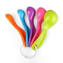 5 stk farvede plastik målebægre 2