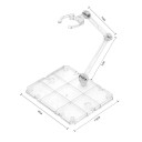 5 stk Transparent stativ til figurer Justerbar plastholder med ledet arm Støtte til actionfigurer Præsentationsstand 5