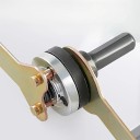 5 Stück Universelle Spannset für Bohrmaschine Für Bohrfutter 10 mm Adapter mit Dorn Flansche Unterlegscheibe Service Schlüssel Montage von Schleif- und Trennscheiben 3