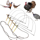 5 stuks vangnet voor gevogelte Vangnet met flexibele stalen draad en nylon touw Effectieve vangst van gevogelte Veilige constructie 1