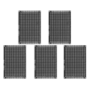 5 sztuk Oboustrannych uniwersalnych płytek prototypowych 5 x 7 cm Czarne PCB Rozstaw otworów 2,54 mm Grubość 1,6 mm Projekty elektroniczne DIY 1
