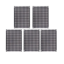 5 τμχ Διπλής όψης πρωτότυπες πλακέτες κυκλωμάτων 7 x 9 εκ Μαύρες PCB Πάχος 1,6 χλστ Απόσταση οπών 2,54 χλστ Καθολικές πλακέτες για DIY ηλεκτρονικά 1