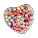 50 de bucăți 10 mm mărgele din acril Formă rotundă Acril Potrivit pentru brățări cercei coliere Crearea decorațiunilor Fabricarea 12