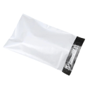 50 kpl muovipusseja lahjojen pakkaamiseen liimakiinnityksellä 17x25cm vaaleanharmaat kuoret lähettämiseen 4