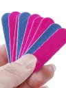 50 ks Obojstranné mini pilníky na nehty 5 cm Jednorázové pilníky pre manikúru a pedikúru Leštenie a úprava nehtov 2