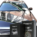50 ml Revêtement céramique Nano Graphène 9H Protection hydrophobe de la peinture Résistance à la chaleur et aux rayures Ensemble avec éponge 2