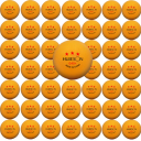 50 pcs balles de ping-pong 40 mm 2,8 g plastique ABS Balles d'entraînement de tennis de table Équipement sportif professionnel Accessoires de jeu 4
