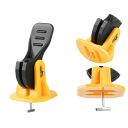 50 pcs Ensemble de clips pour nivellement de carreaux système de nivellement 2 mm de joint en plastique jaune et noir pour la pose de carreaux en céramique 2