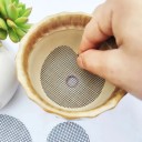 50 pcs Plastic Pot Mesh Mat 10 cm Grid Insert for Separating Substrate from Drainage when Growing Plants 3