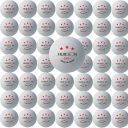 50 pcs Table Tennis Balls 40 mm 2.8 g ABS Plastic Training Balls Professional Sports Equipment Game Accessories 2