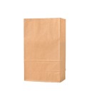 50 pezzi Sacchetti di carta kraft marroni 13 x 24 x 8 cm Imballaggi ecologici per alimenti verdure dolciumi Sacchetti riutilizzabili 1