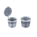 50 pezzi scatole di plastica per salsa 25 ml con coperchi Imballaggi monouso per condimenti Salsa di soia Spezie Microonde Lavastoviglie Congelatore Riutilizzabili 4