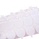 50 pz Nastro adesivo trasparente biadesivo 17 mm Punti adesivi rotondi per incollare sigilli su buste decorazioni e carta 2