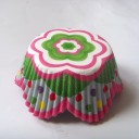 50 stk. Muffinkopper blomstermønster 6