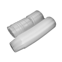 50 stk. plastiksaucebeholdere 40 ml med låg Engangsbeholdere til dressinger, sojasaucer, krydderier Mikrobølgeovn, opvaskemaskine, fryser 4