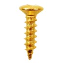 50 Stück 3 × 12 mm Schrauben für E-Gitarre, Ersatz-Befestigungsschraubensatz, neutrale Farbe, Gitarrenreparatur-Serviceteile 3