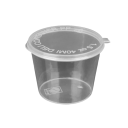 50 Stück Soßenbehälter aus Kunststoff, 40 ml, mit Deckel, Einwegbehälter für Dressings, Sojasaucen, Gewürze, mikrowellengeeignet, spülmaschinenfest 2