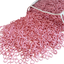 50 unidades Gumiças para cabelo de cor única Gumiças elásticas para crianças e adultos Acessórios capilares delicados Gumiças resistentes para penteados Gumiças práticas para cabelo 4