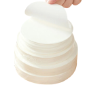 500 st Papper för hamburgarbiffar diameter 11,4 cm Vaxade papper för att separera hamburgare Pappersark för kött BBQ 4