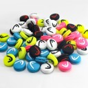 50er Set Silikon-Vibrationsdämpfer für Tennisschläger Buntes doppelseitiges Zubehör zur Stoßdämpfung Schlägersaite 1