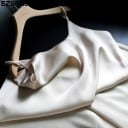 Vestido sin tirantes de color liso A2784 9
