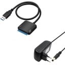 USB 3.0 till SATA M/M-kabel med strömadapter 2