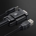 VGA till HDMI / USB / 3,5 mm jack-kabel 2