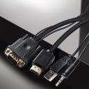 VGA till HDMI / USB / 3,5 mm jack-kabel 4