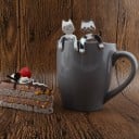Cuchara de café con gato - 2 uds. 8