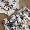 Body y shorts para bebe L1717 7
