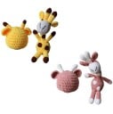 Conjunto bebe gorro y jirafa 3