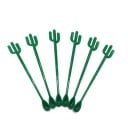 Linguri de cocktail cu cactus 6 buc 2