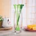 Linguri de cocktail cu cactus 6 buc 8