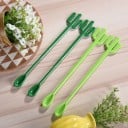 Linguri de cocktail cu cactus 6 buc 9