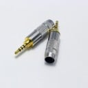 Aansluiting 2,5 mm audio-aansluiting 3-polig / 4-polig 5