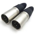 XLR 5-pins mannelijke/vrouwelijke connector 1