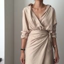 Vestido camisero cruzado 6