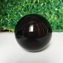 Obsidian boll med stativ 2