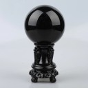 Obsidian boll med stativ 3