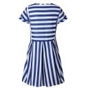 Rochie scurtă cu dungi 6