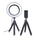 Cirkulärt LED-ljus 16 cm med stativ A2999 1