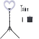 Hjärtformad LED-ringlampa 19" 3